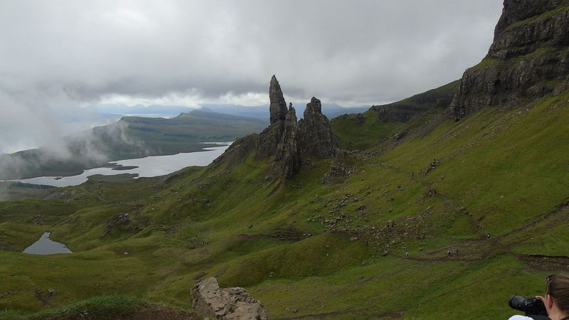 The Old Man of Storr rock formation on the Isle of Skye