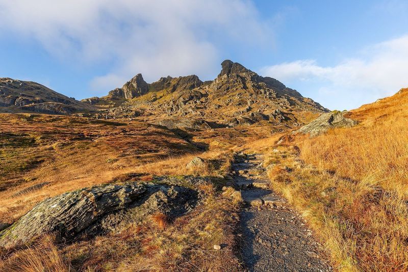 The distinctive rocky summit of The Cobbler above Arrochar